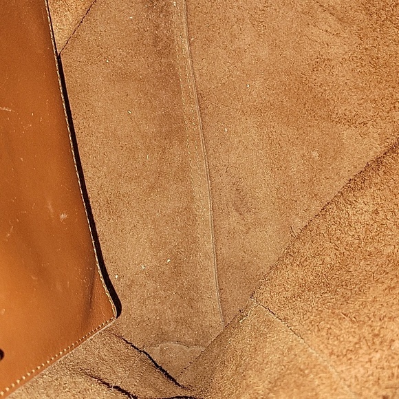 Anthropologie Cut & Paste Los Angeles Leather Tote Shoulder Bag - Picture 12 of 16